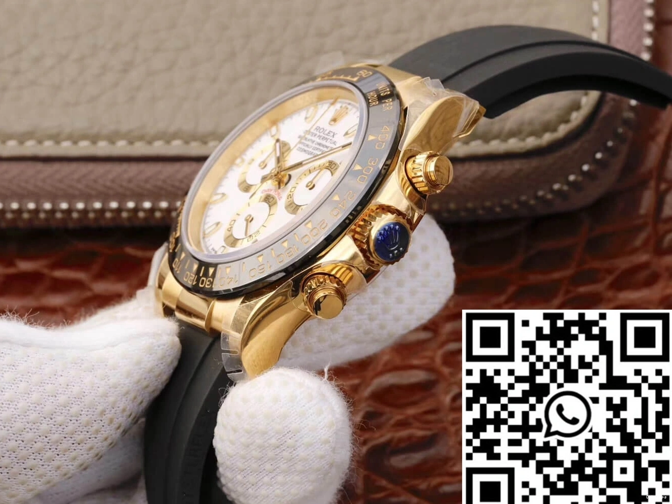 Daytona M116518ln-0041 JH White Dial Rolex Cosmograph Factory 0214